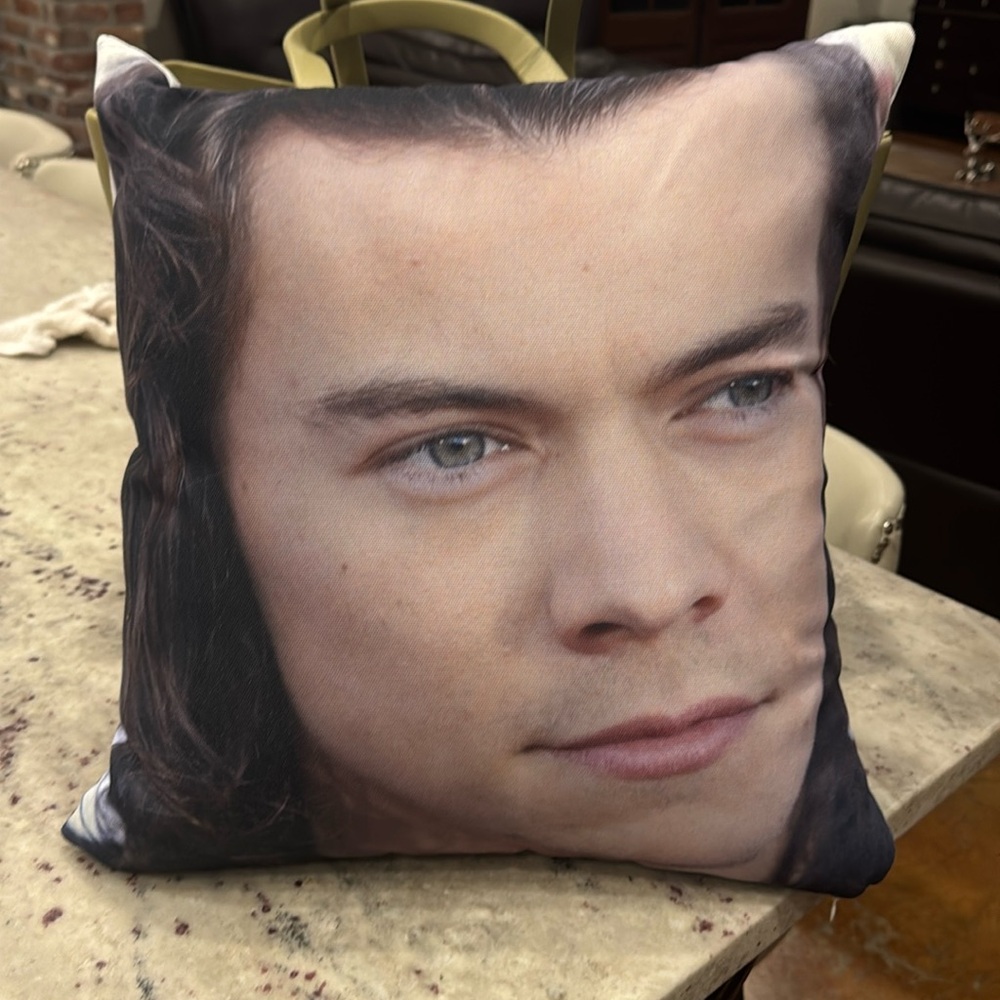 Harry Styles pillow 18x18